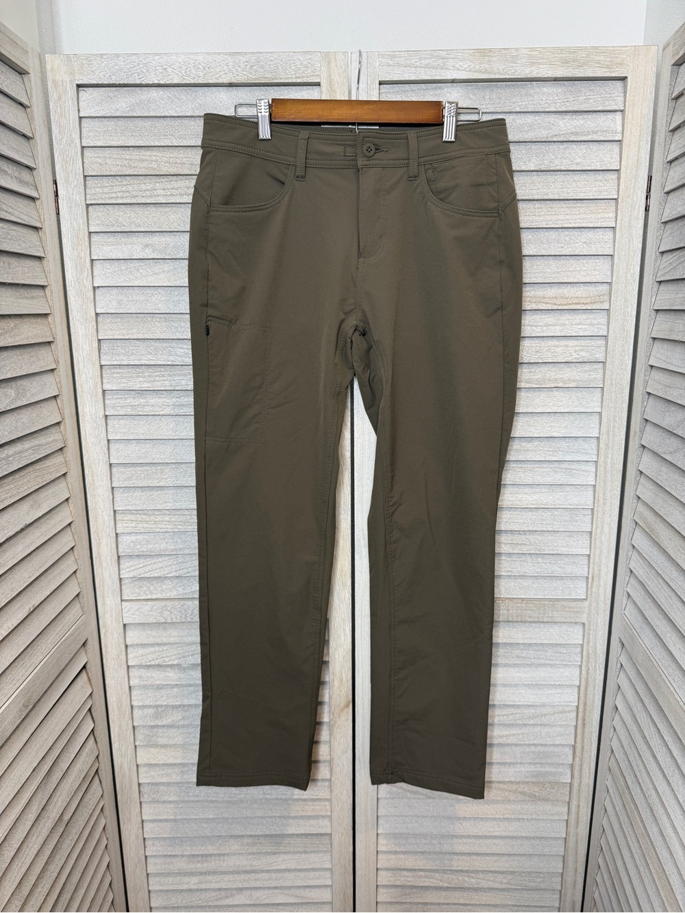 prAna Halle AT Straight Pants Women’s 8 Slate Hiking Pant